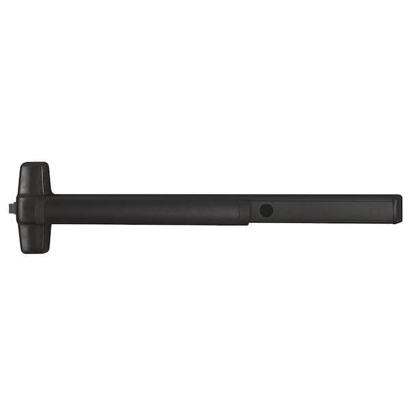 Grade 1 Rim Exit Device, 36-in, Exit Only, Cylinder Dogging, Non-Keyed, Black Anodized Aluminum Fini